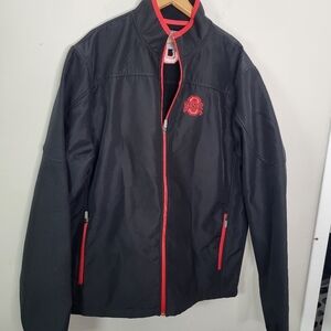 Ohio State Varsity Mens Zip Up Jaclet Size Large